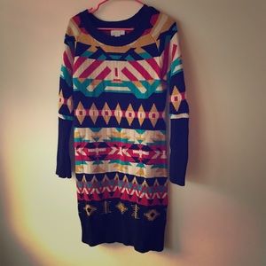 🆕 Aztec print sweater dress 😍💋